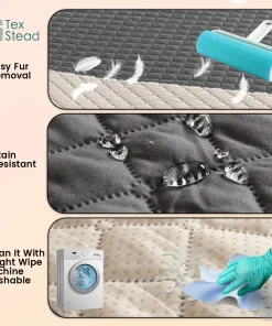 Double-Sided Waterproof Dog Bed Cover – Sofa & Furniture Protector for Dogs 4