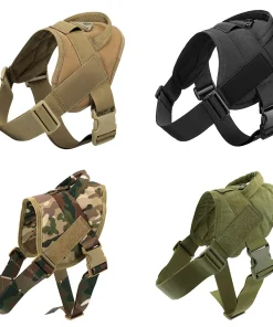 Tactical Dog Vest Harness – Adjustable Military Training & Patrol Vest with Handle 2