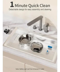 3.2L Stainless Steel Pet Water Fountain – Wireless Smart Automatic Cat & Dog Drinking Fountain 4