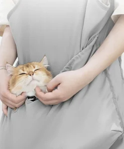 Portable Cat Sling Carrier Pouch – Anti-Scratch Pet Bag for Grooming, Nail Trimming & Outings 6