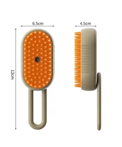 3-in-1 Electric Steamy Dog & Cat Brush – Spray Grooming Brush for Hair Removal & Massage 6