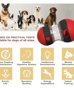 Pet Intelligence Training Toy – Slow Feeder Robot-Shaped Interactive Food Dispenser for Dogs & Cats 2