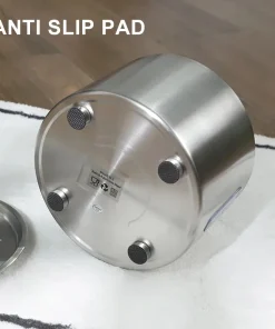 Stainless Steel Cat Water Fountain 2.5L – Automatic Pet Water Bowl with LED & Auto Shut-Off 6