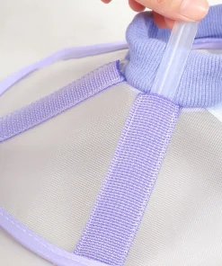 Lightweight Mesh Cat Recovery Cone – Adjustable Breathable Anti-Lick Collar for Cats 5