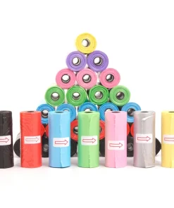 120 Rolls Dog Poop Bags – Outdoor Pet Waste Cleanup Bags, 15 Bags per Roll 1