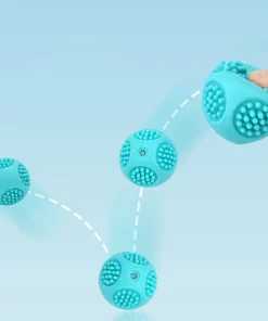 Durable Dog Chew Squeaky Ball – Teeth Cleaning & Self-Playing Toy for Puppies & Large Dogs 4