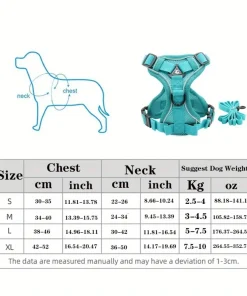 No-Pull Dog Harness & Leash Set – Adjustable Reflective Vest for Small Dogs & Cats 2