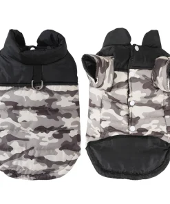 Winter Dog & Cat Jacket – Warm Camouflage Coat for Small Dogs, Puppies & French Bulldogs 1