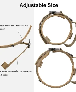 Tactical Dog Collar – Adjustable Heavy Duty Training Collar for Medium & Large Dogs 5