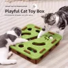 Cat Puzzle Toy Felt Box with Ball – Interactive Indoor Exercise & Hunting Toy for Cats 1