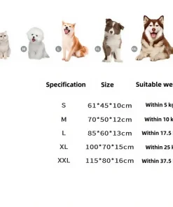 All-Season Pet Bed Nest – Scratch-Resistant, Bite-Proof Sleeping Pad for Dogs & Cats 2