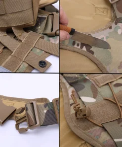 Tactical Dog Harness Vest – Military Training Harness with Leash & Collar for Dogs 4