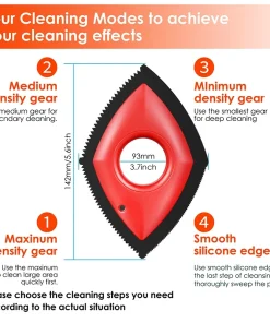 4-Mode Pet Hair Remover Comb – Reusable Rubber Brush for Dogs & Cats, Carpet, Sofa & Car Seats 6