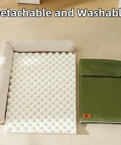 All-Season Pet Bed Nest – Scratch-Resistant, Bite-Proof Sleeping Pad for Dogs & Cats 4