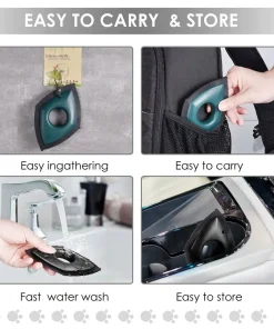 4-Mode Pet Hair Remover Comb – Reusable Rubber Brush for Dogs & Cats, Carpet, Sofa & Car Seats 5