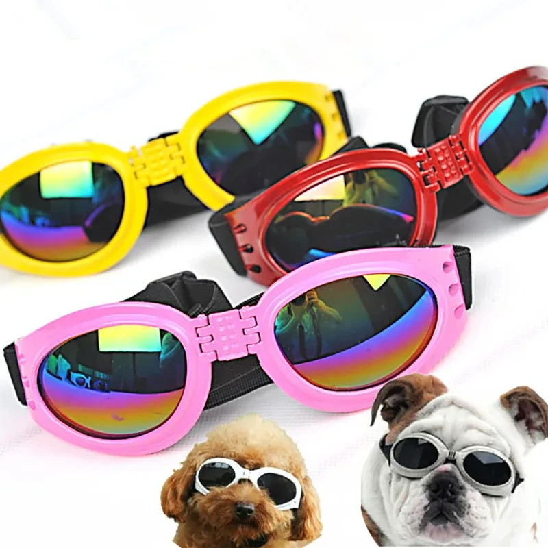 Foldable Dog Goggles Sunglasses – 17cm Windproof & UV Protection Pet Glasses for Puppies and Dogs 1