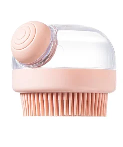 Pet Grooming & Bath Brush – Soft Bristle Massage Scrubber for Dogs & Cats 1