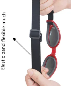 Foldable Dog Goggles Sunglasses – 17cm Windproof & UV Protection Pet Glasses for Puppies and Dogs 3