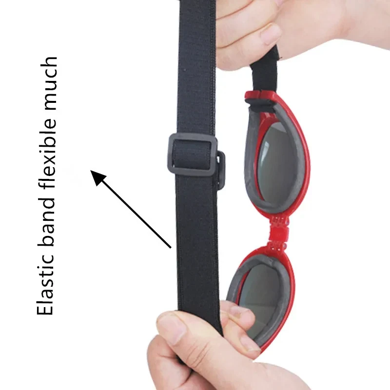 Foldable Dog Goggles Sunglasses – 17cm Windproof & UV Protection Pet Glasses for Puppies and Dogs 3