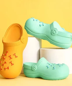 Dog Squeaky Latex Slipper Toy – Chew-Resistant Self-Play Toy for Puppies & Dogs 1