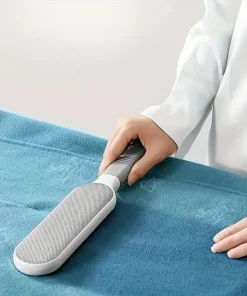 Double-Sided Pet Hair Remover – Manual Electrostatic Lint Brush for Cats, Clothing & Furniture 5