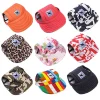 Cute Pet Baseball Hat with Ear Holes – Adjustable Canvas Cap for Small Dogs & Cats 1