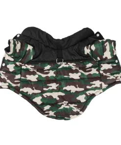 Waterproof Winter Dog Jacket – Warm Padded Coat with D-Ring for Small & Medium Dogs, Cats 2