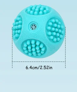 Durable Dog Chew Squeaky Ball – Teeth Cleaning & Self-Playing Toy for Puppies & Large Dogs 6