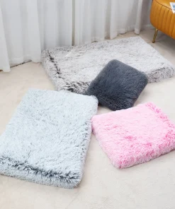 Idefair Pet Cushion Dog Bed – Soft Winter Sleeping Mat for Cats & Small to Large Dogs 2