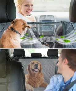 Waterproof Dog Car Seat Cover – Rear Back Seat Protector & Hammock for Travel 3