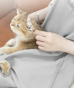 Portable Cat Sling Carrier Pouch – Anti-Scratch Pet Bag for Grooming, Nail Trimming & Outings 5