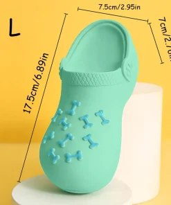 Dog Squeaky Latex Slipper Toy – Chew-Resistant Self-Play Toy for Puppies & Dogs 6